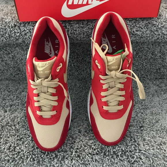 nike air max 1 red curry